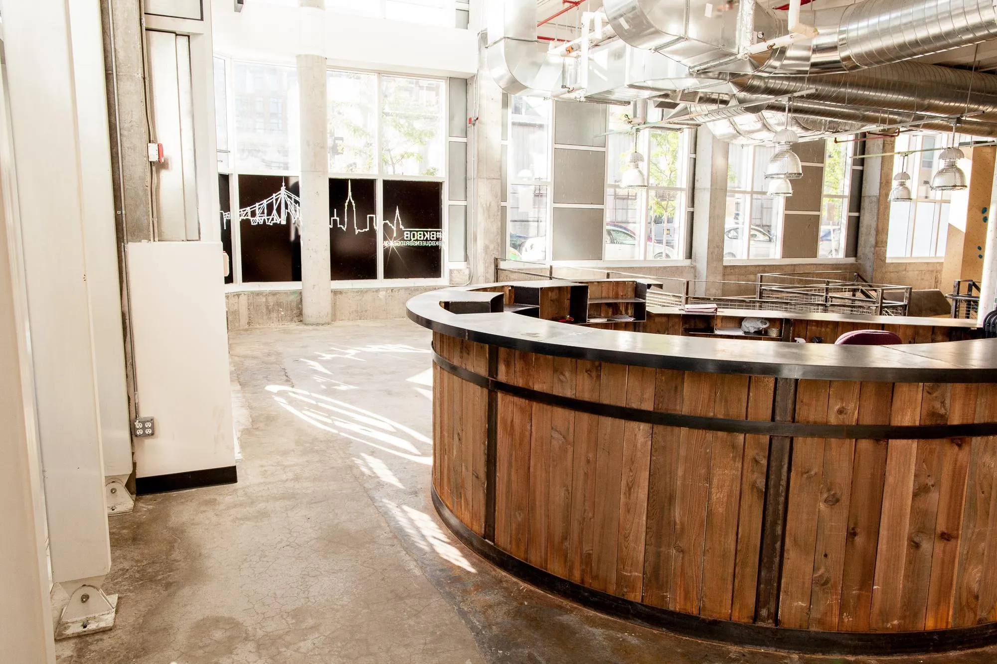 Custom front desk at BKB